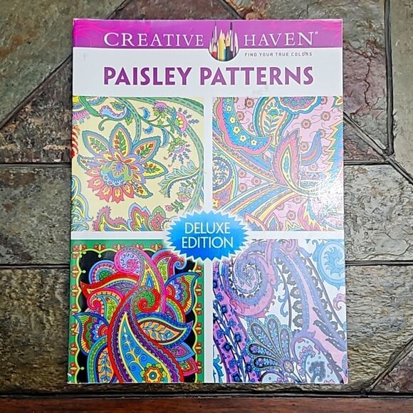 Paisley adult coloring book like new - Picture 1 of 5
